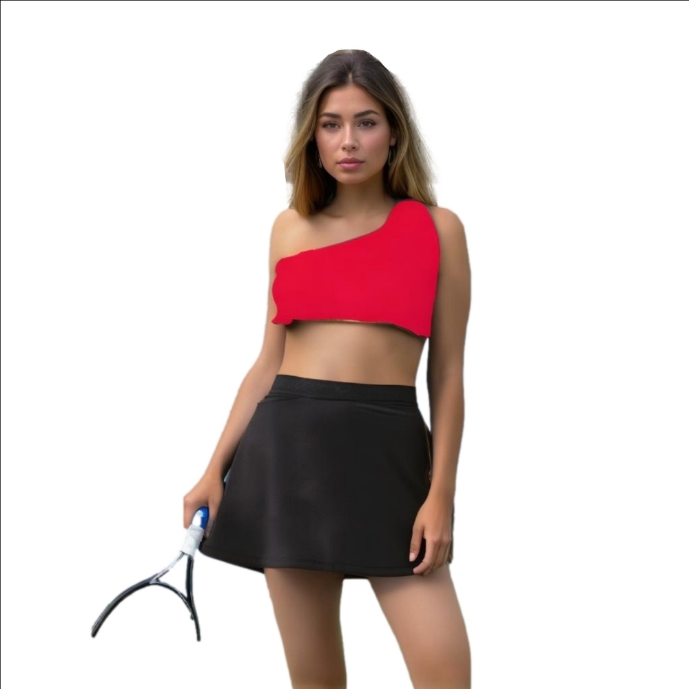 Champion Black Skort with Pink Accents